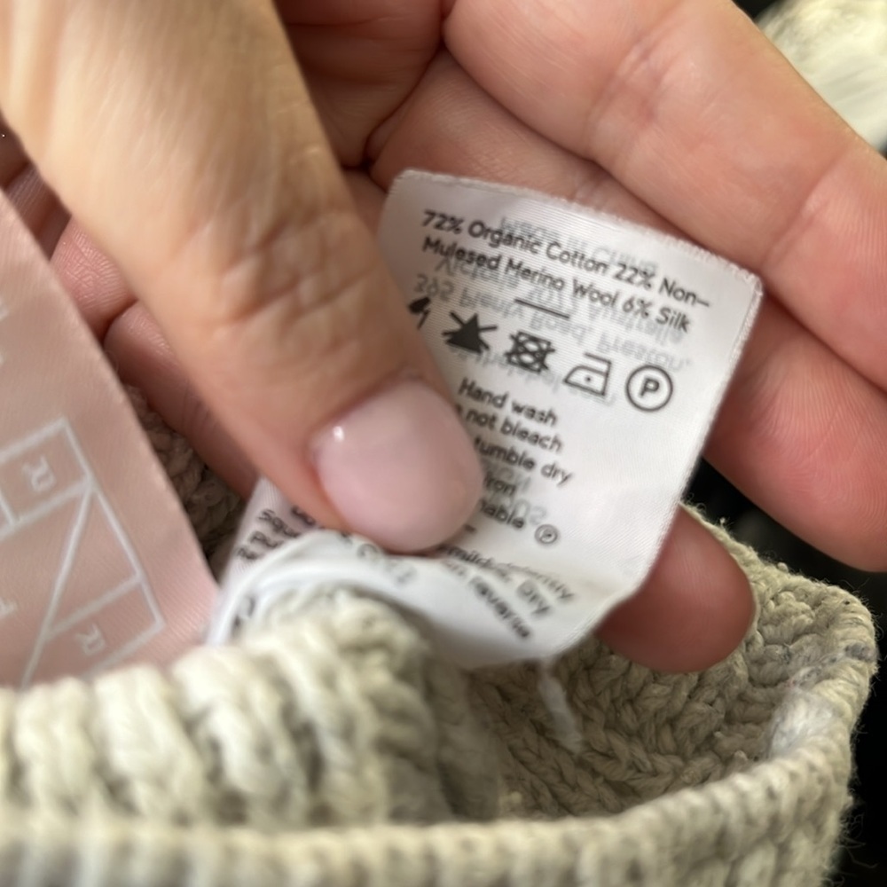 Elk Biden Retro Merino Wool Blend & Organic Cotton Comfy Cozy Oversized Sweater - Picture 5 of 6